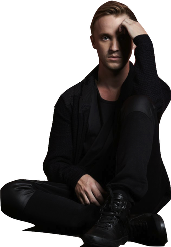 Tom Felton Png Photo (black)