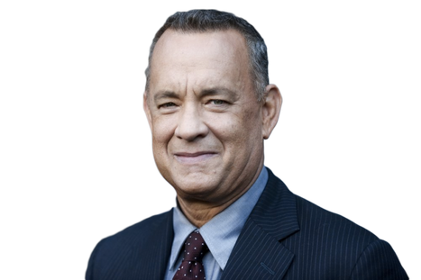 Tom Hanks Png File (black)