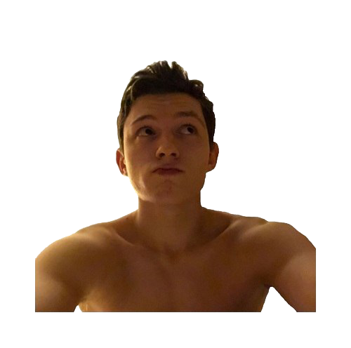 Tom Holland Download Png Image (maroon, white)