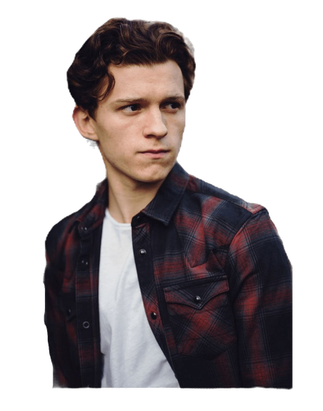 Tom Holland Png Clipart (black)