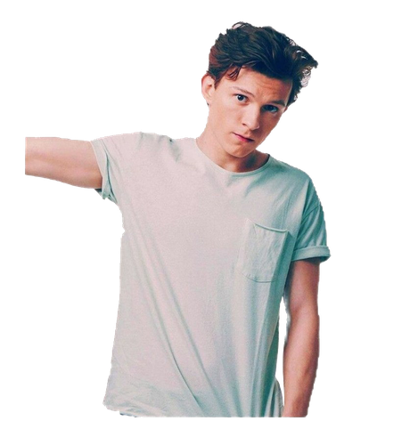 Tom Holland Png Image (black, silver, pink)