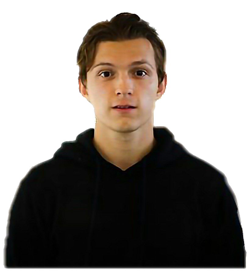 Tom Holland Transparent Images Png (black, silver, white)