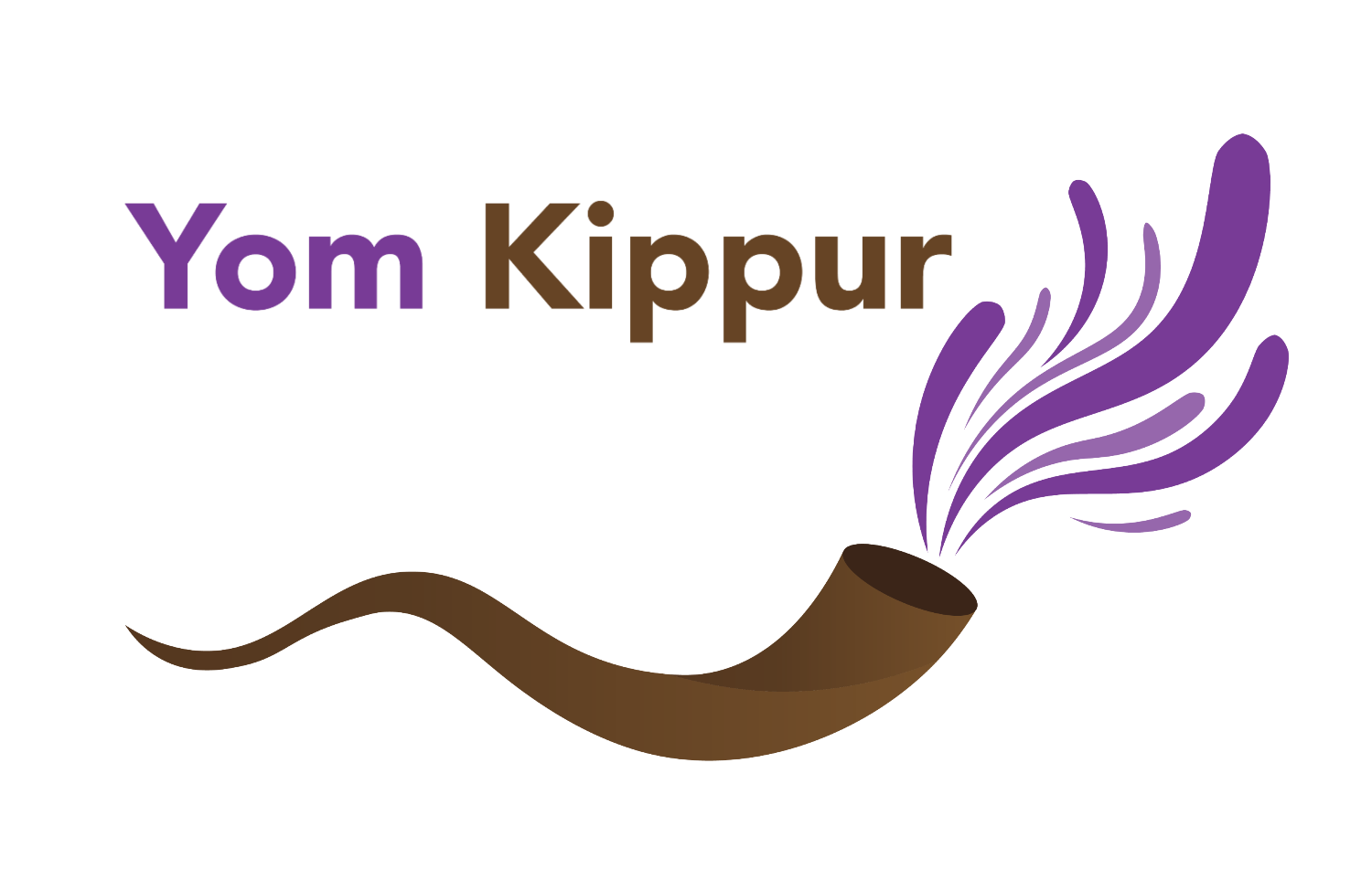 Yom Kippur Transparent Background (black, purple, maroon, olive)