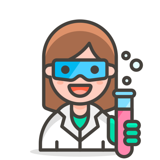 Womanscientist Free Nobackground Png Icon Download (indigo, white, black, pink, chocolate)