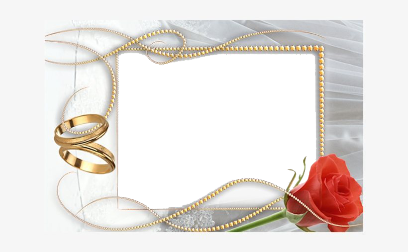 Romantic Frame Transparent Png (white)