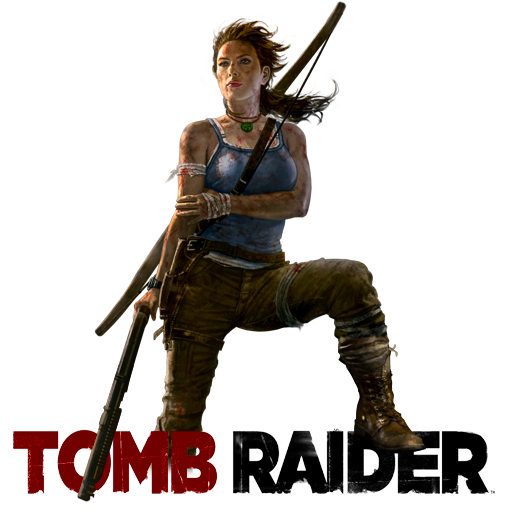 Tomb Raider Transparent Png (yellow, red, black, gray, white)