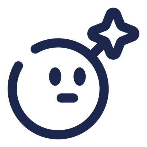 Bomb Emoji Free Png Icon (navy, black)