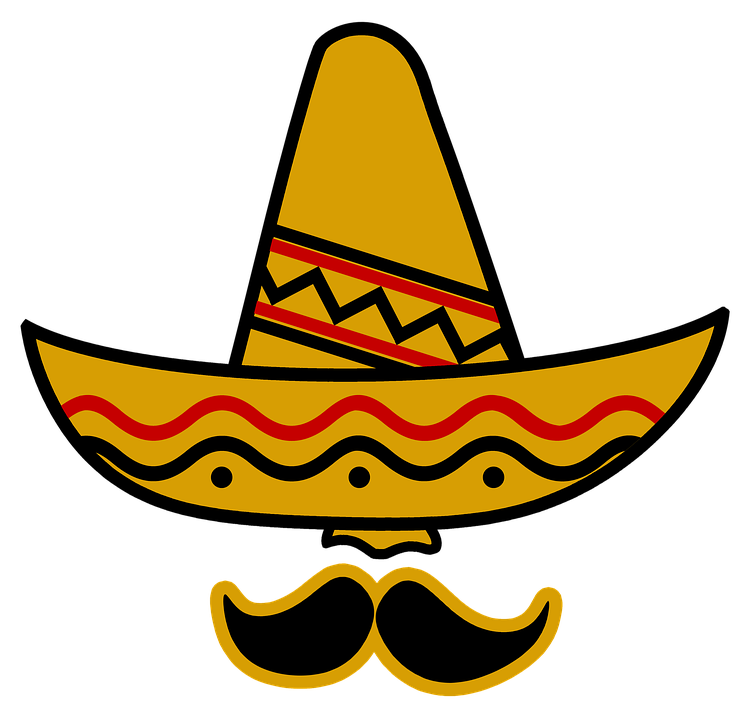 Sombrero Hat Png Clipart (black, red, orange)