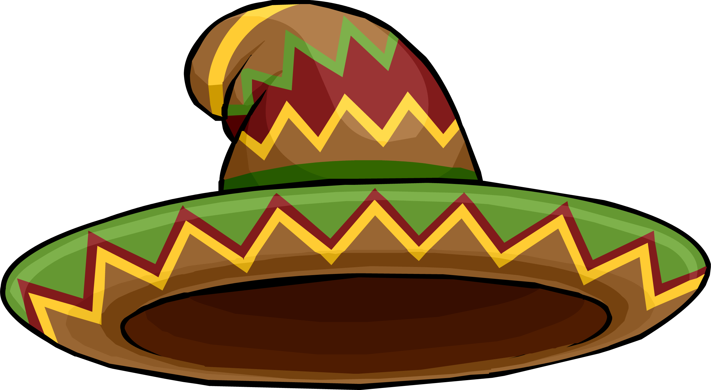 Sombrero Hat Png Image (black, chocolate, maroon, olive)