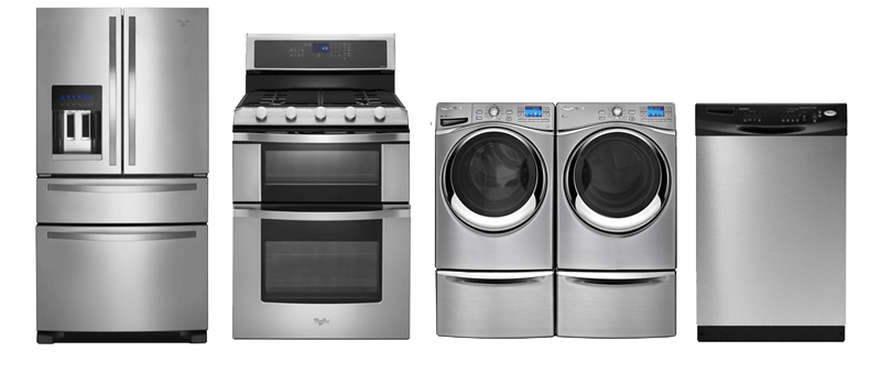 Home Appliance Png File (black, gray, silver, white)