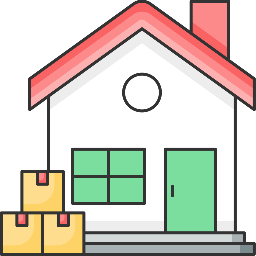 Home Delivery Shipping Icon Free Transparent Png Icon Download (silver, salmon, white, black, lavender)