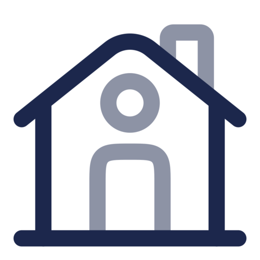 Home Free Transparent Png Icon Download (navy, black)