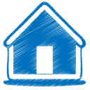 Home House Free Transparent Png Icon Download (teal, black, white)