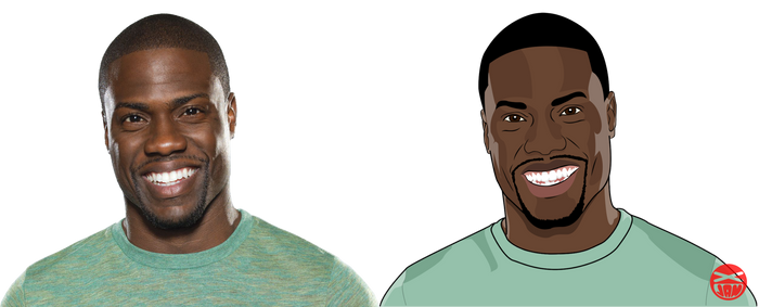 Comedian Kevin Hart Transparent Png (olive, silver, maroon, black)