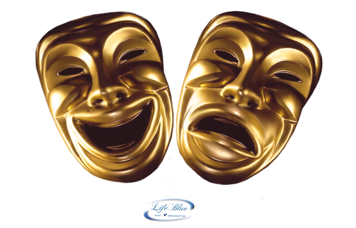 Comedy Mask Png Isolated Hd (black, white)