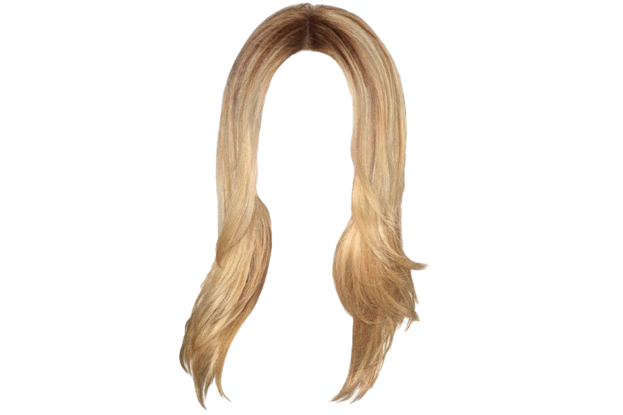 Women Blonde Hair Png Pic (white)