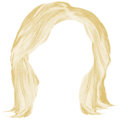 Women Blonde Hair Png Picture (black, beige, pink)