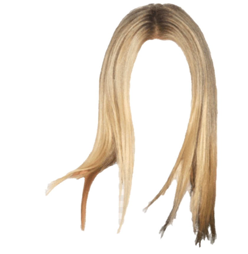 Women Blonde Hair Png Transparent (silver, white)