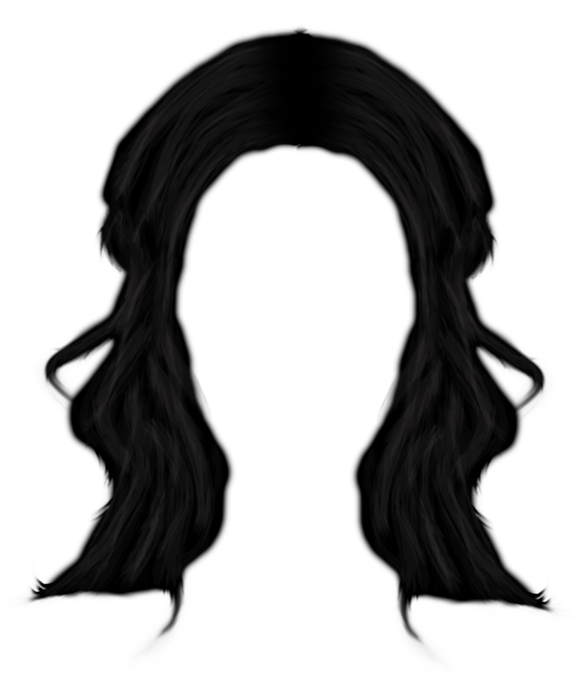 Women Hair Png Hd (black)