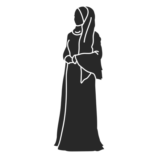 Women Silhoutte Png Pic (black)