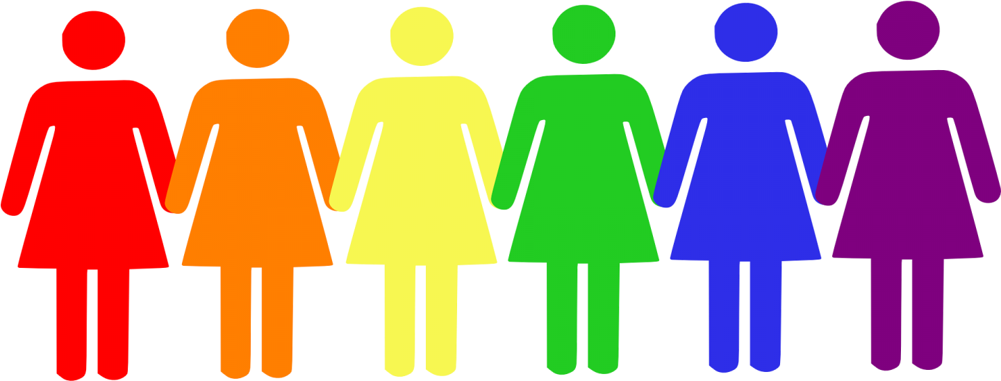 Womens Day Png Pic (yellow, red, lime, black, purple)