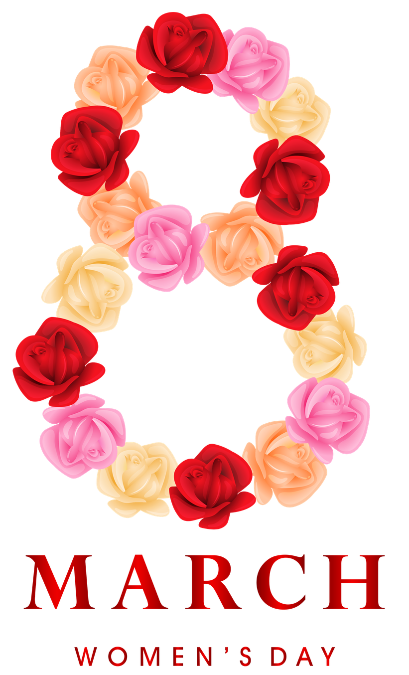 Womens Day Png Picture (black, pink)