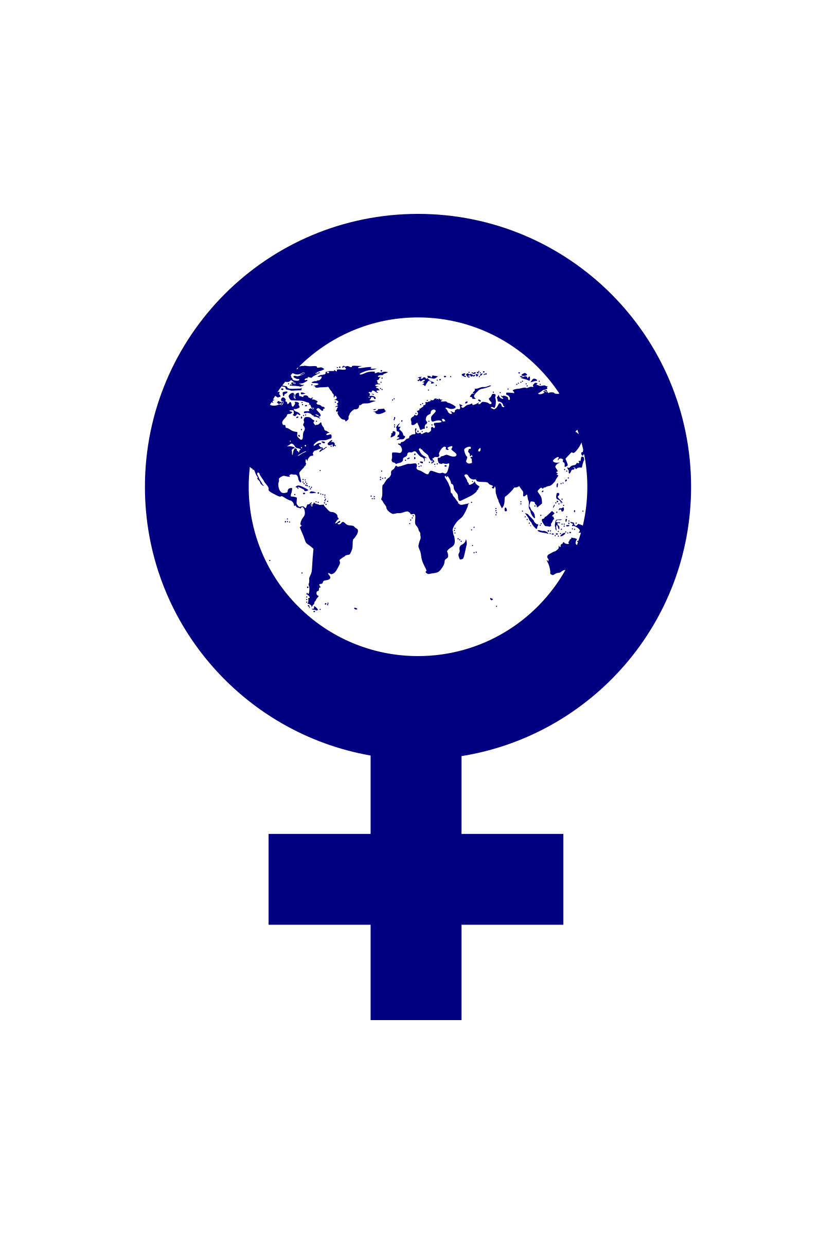 Womens Day Symbol Png File (navy, black)