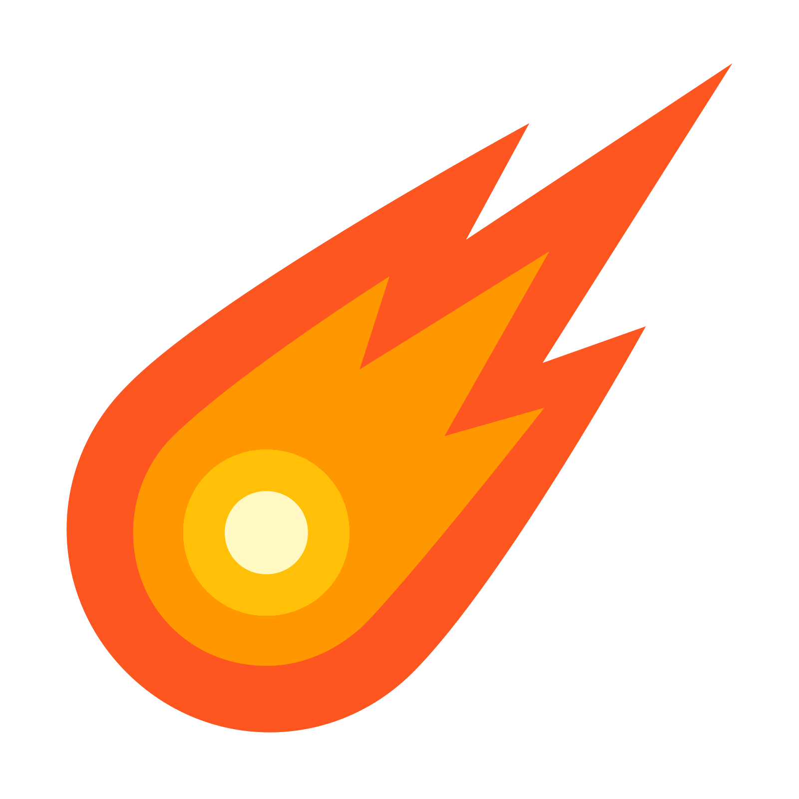 Comet Png Image (chocolate, black, orange, gold)