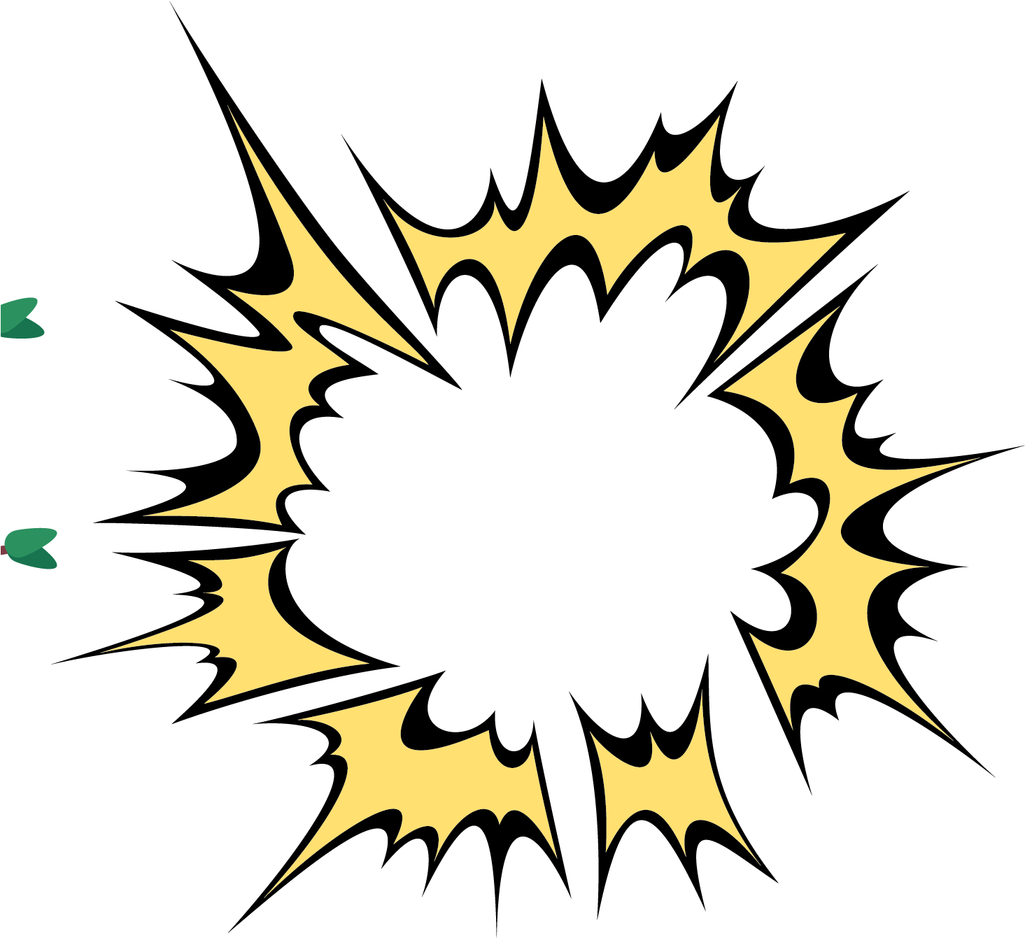 Comic Explosion Png Picture (black, pink)