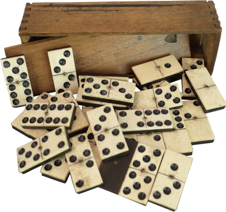 Dominoes Download Png Isolated Image (olive, black, pink)