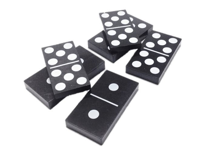 Dominoes Png Picture (black, gray, white)