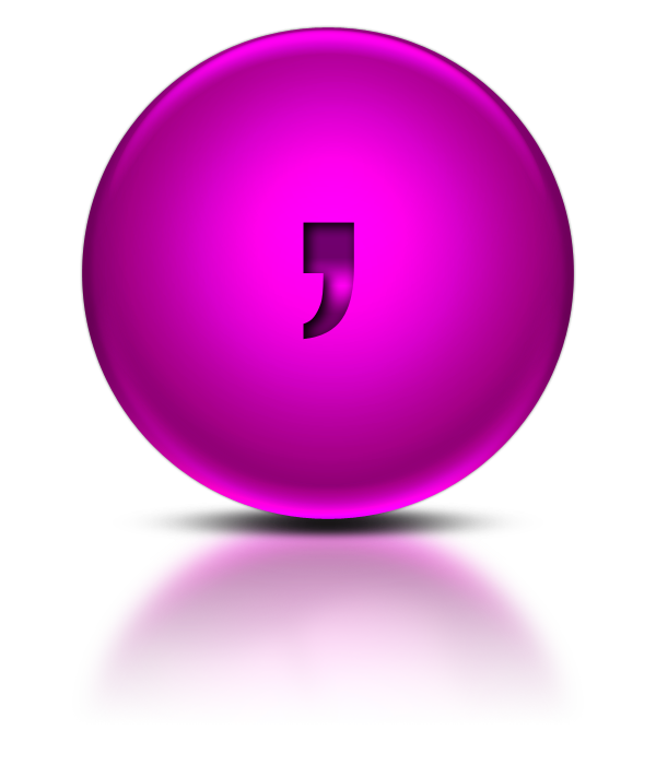 Comma Png Photo (purple, white)