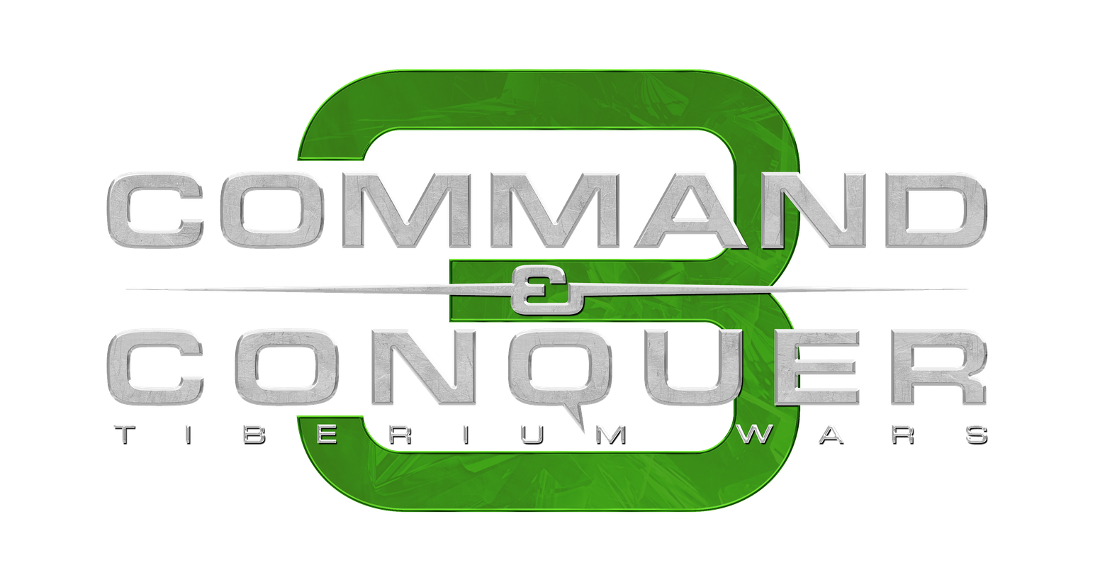 Command And Conquer Logo Png Isolated File (gray, black, green, silver)