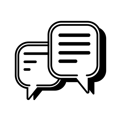 Communication Chat Bubbles Conversation Icon Free Nobackground Png Icon Download (silver, indigo, white, black, lavender)