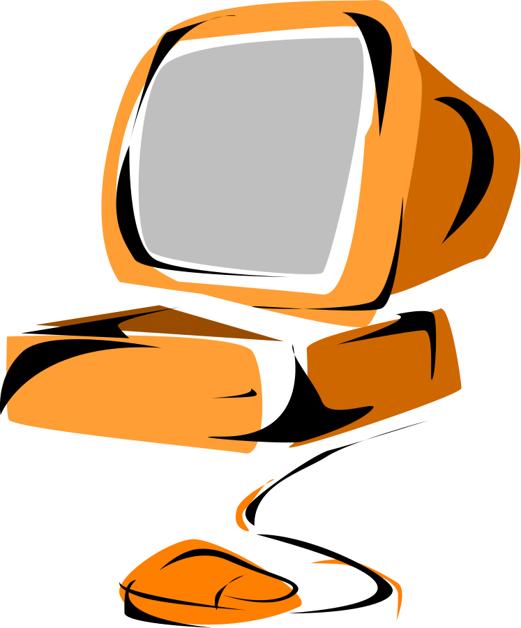 Computer Art Png Isolated Pic (orange, black, silver, chocolate)