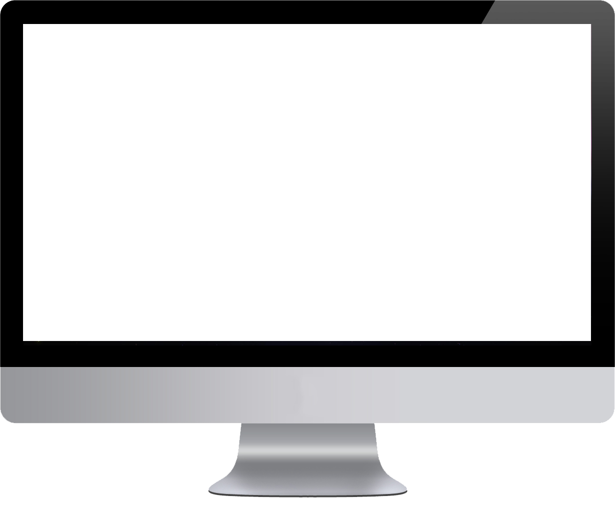 Computer Desktop Pc Png Transparent (indigo, gray, black, white, silver)