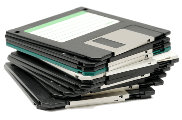 Computer Floppy Disk Png Image (black, gray, white)