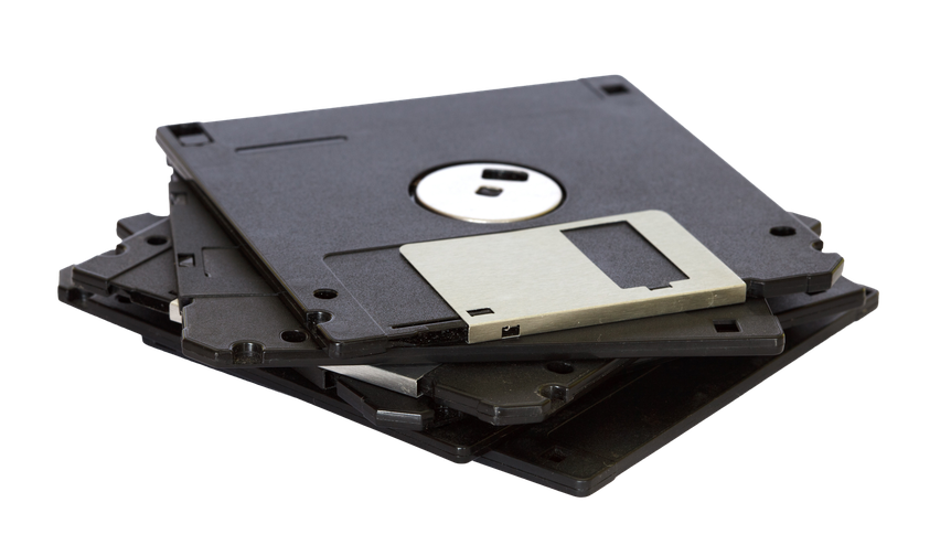 Computer Floppy Disk Png Transparent Image (black, gray, white)