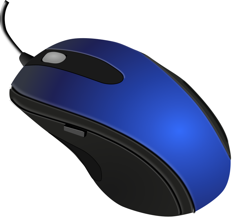 Computer Mouse Png Image (black)