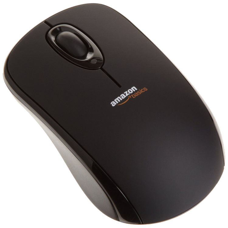 Computer Mouse Transparent Background (black)