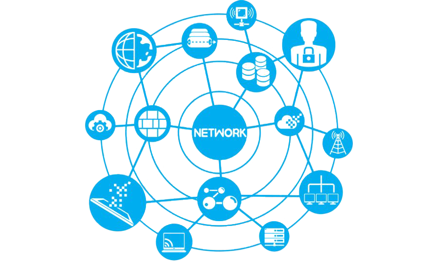 Computer Network Transparent Png (white, greenish blue)