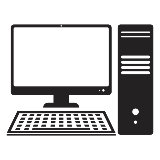 Computer Png Isolated Photo (black)