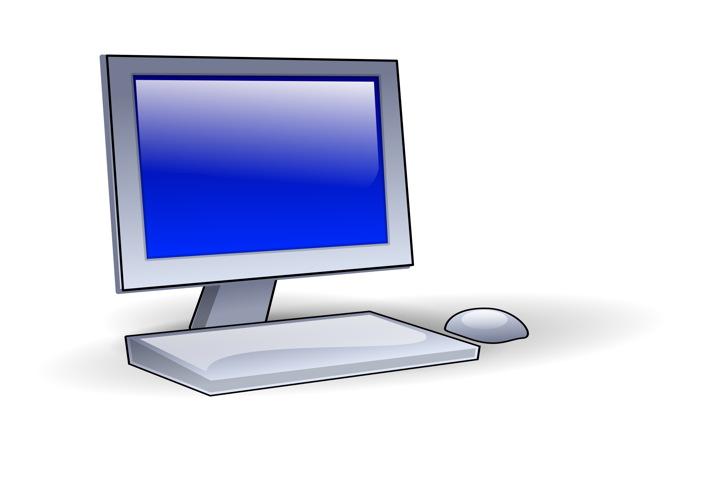 Computer Png Photos (blue, black, gray, lavender)