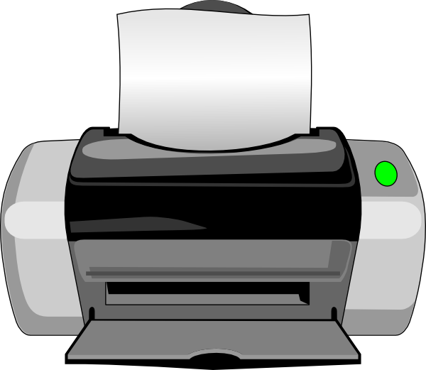 Computer Printer Png Image (lavender, gray, black, white, silver)