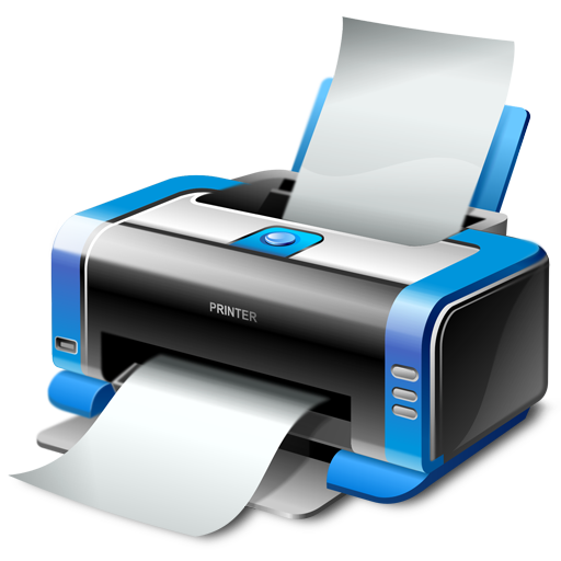 Computer Printer Png Transparent Picture (lavender, black, white, teal)