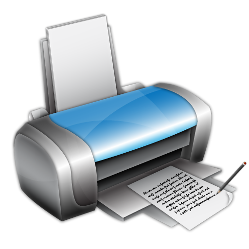 Computer Printer Transparent Images Png (lavender, black, teal)