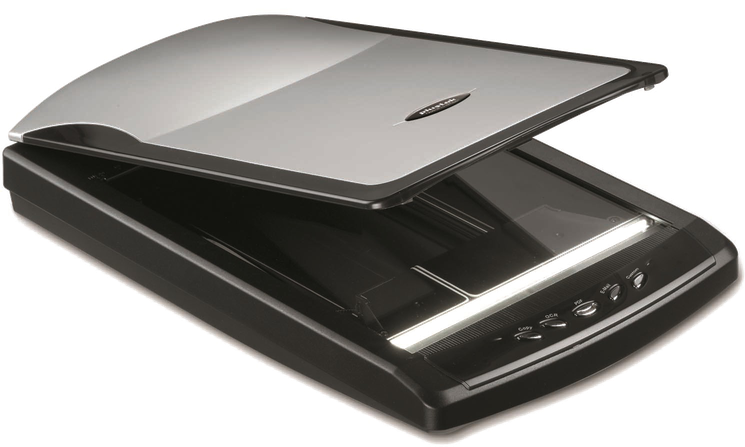 Computer Scanner Transparent Background (black, silver, white)