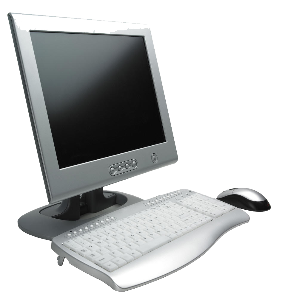 Computer Transparent (black, white)