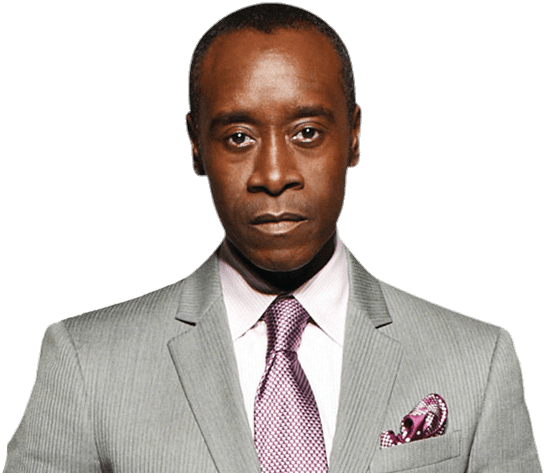 Don Cheadle Png (black, silver)