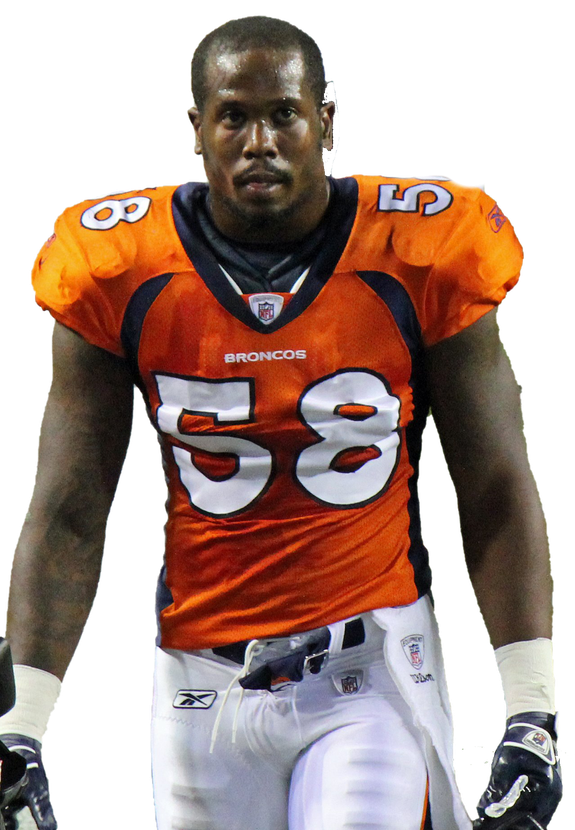 Von Miller Png File (black, lavender)